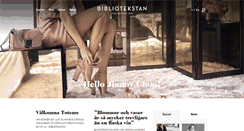 Desktop Screenshot of bibliotekstan.se